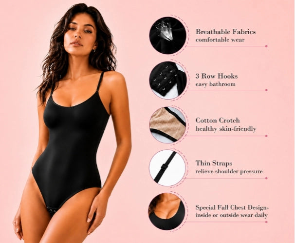 Womens Thong Shapewear Bodysuit